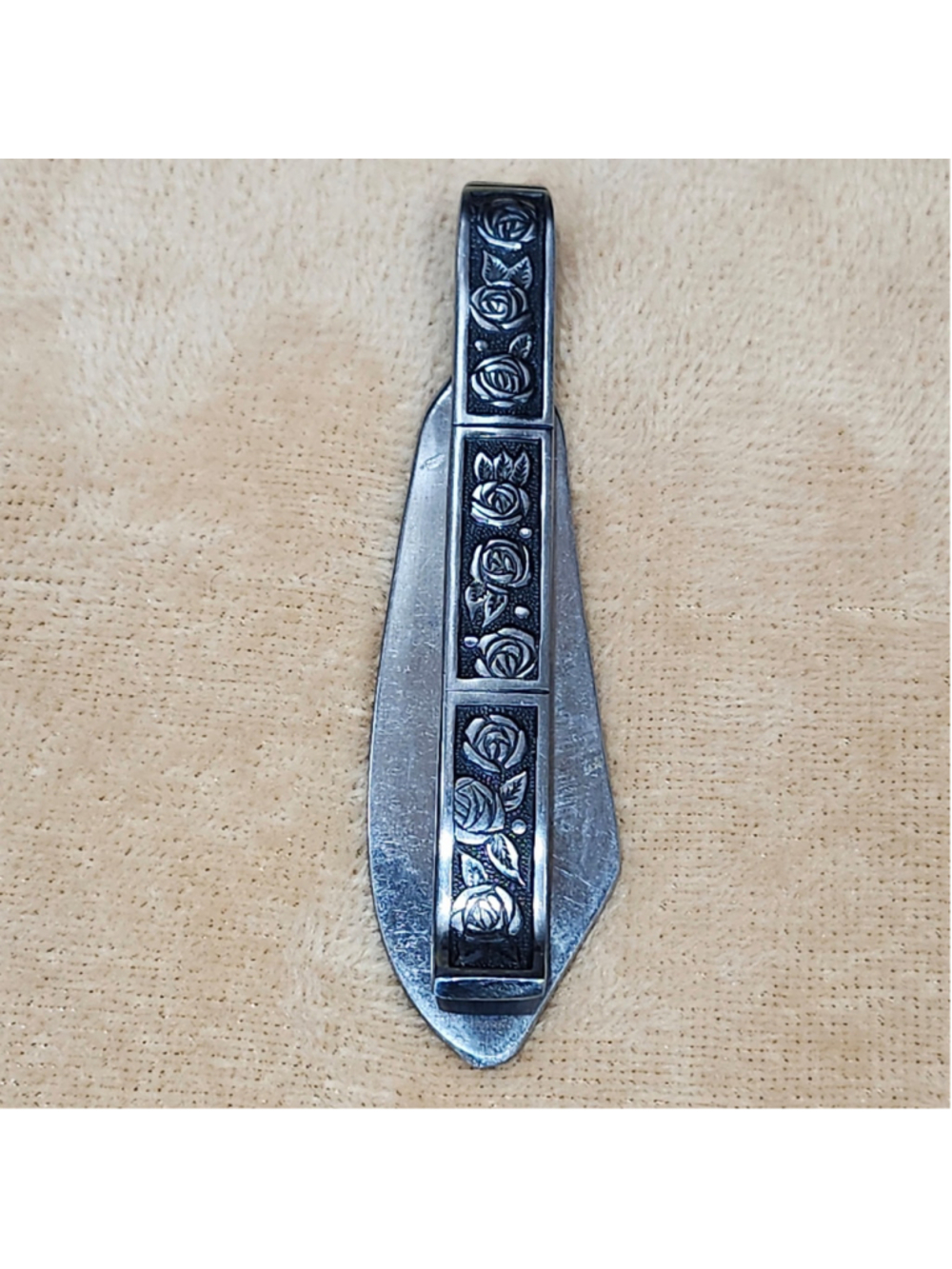 Silverwear Money Clip / card Holder handmade Accessory